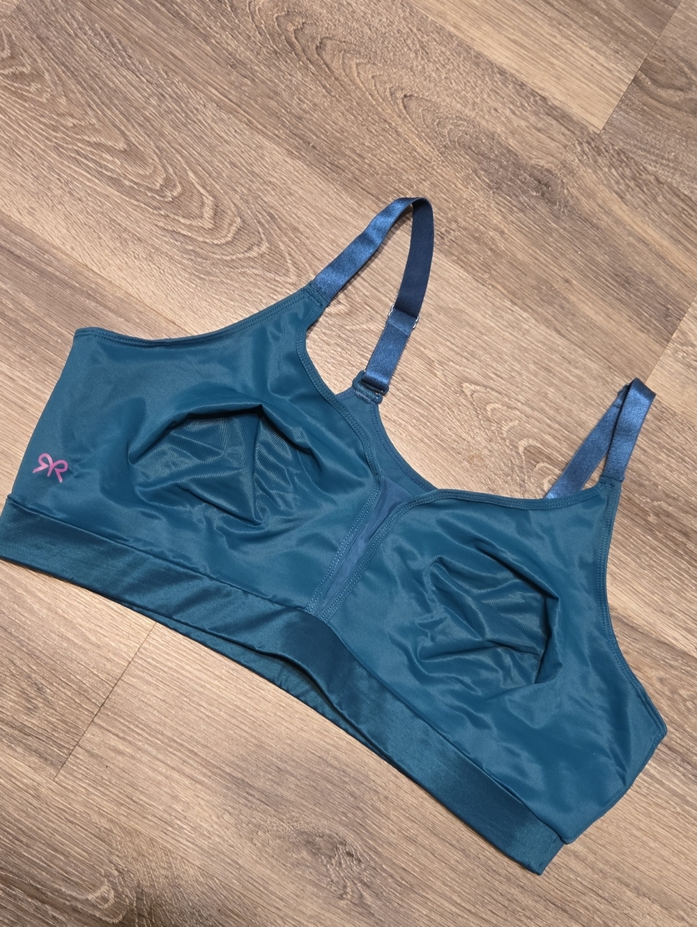 Ruby Ribbon Teal Athena Demiette Bra Sz 44